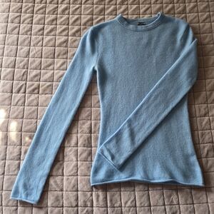 J.Crew Light Blue 100% Cashmere Sweater XS